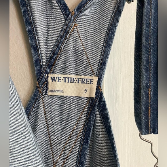 Free People Ziggy denim long overalls, size S - Picture 5 of 8